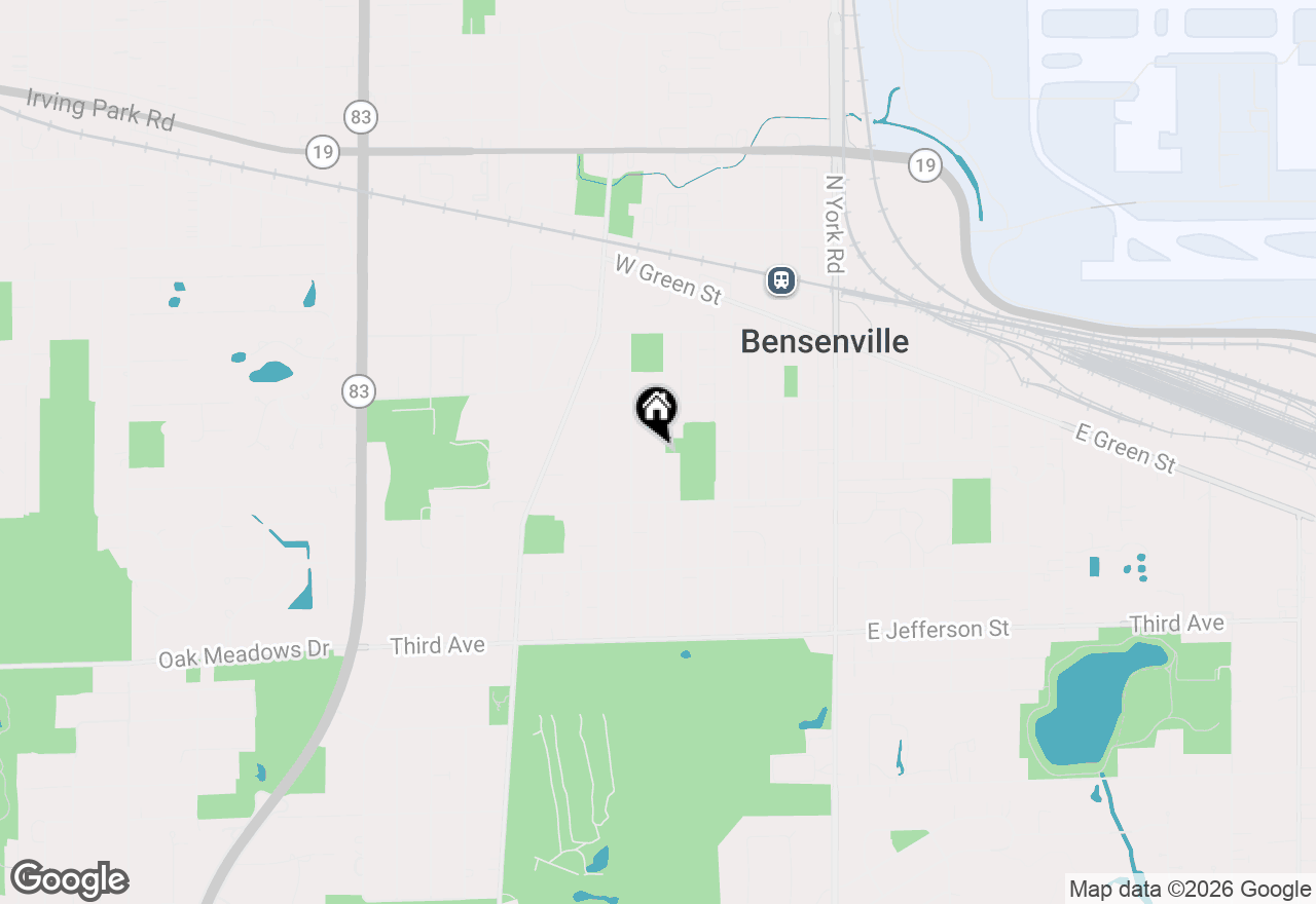Map of 240 Barron Street, Bensenville, IL 60106