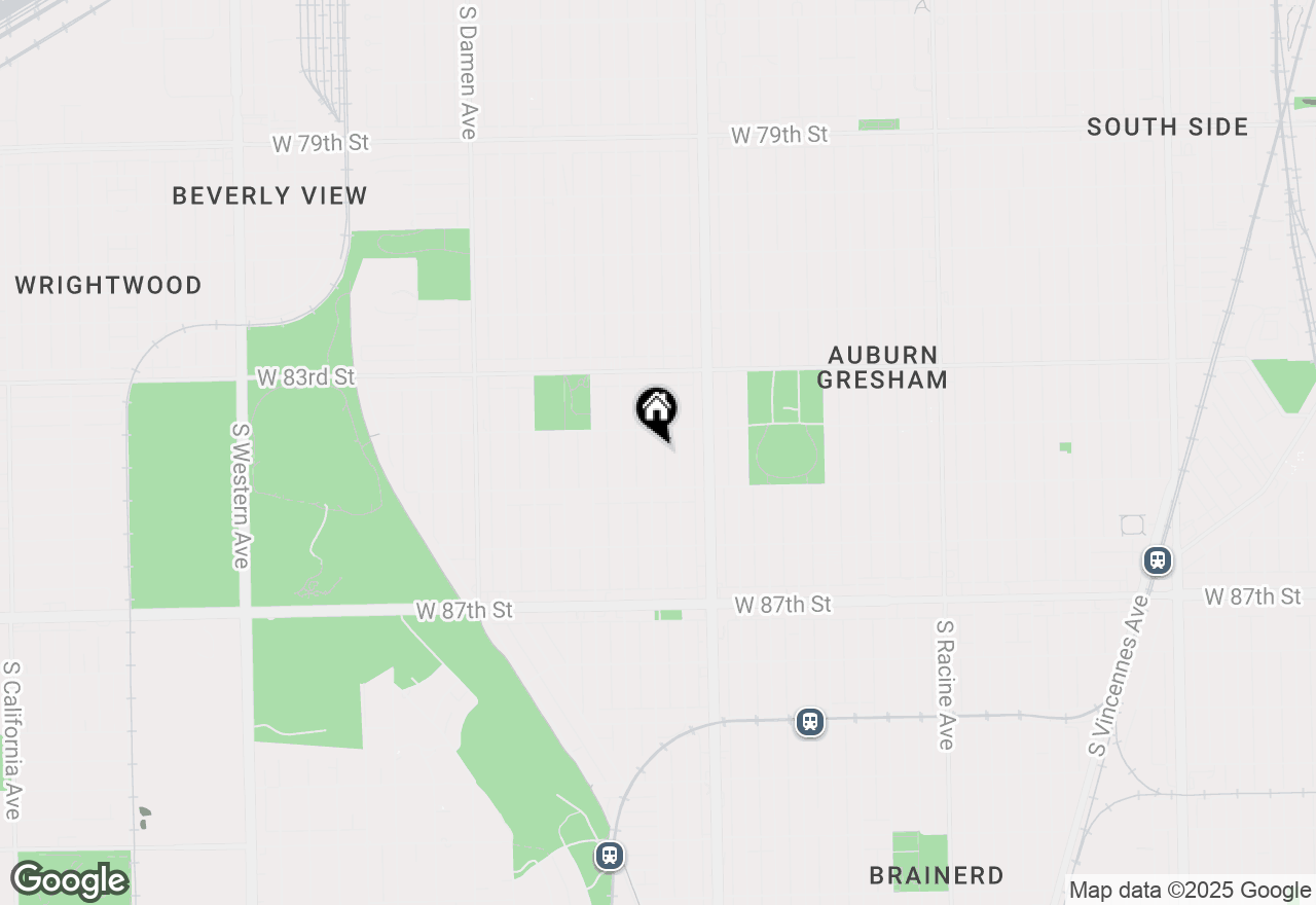 Map of 8423 S Paulina Street, Chicago, IL 60620