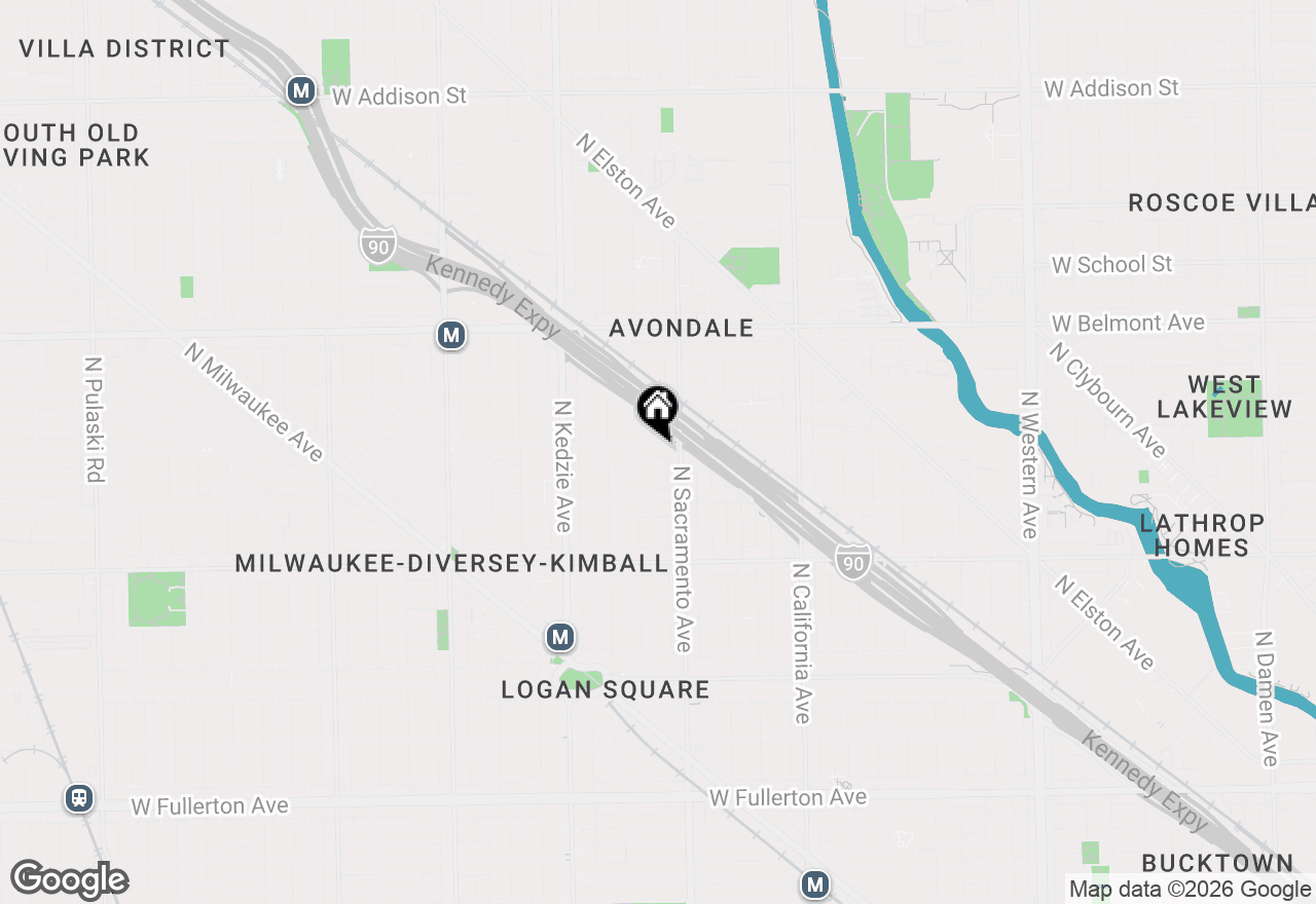 Map of 3023 W Wellington Avenue, Chicago, IL 60618