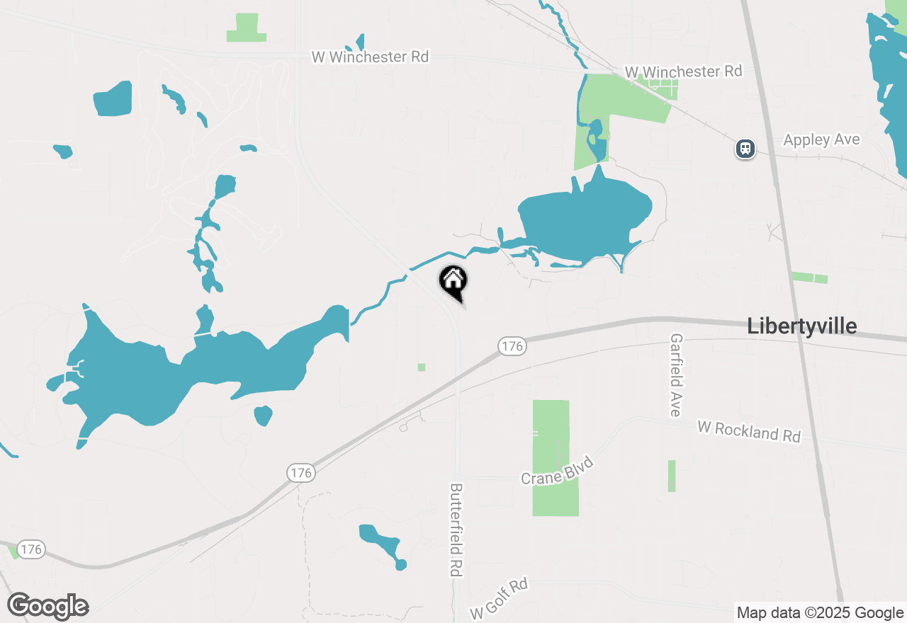 Map of 333 Butterfield Lane, Libertyville, IL 60048