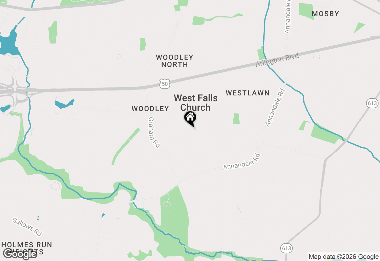 Map of 7018 Strathmore Street, Falls Church, VA 22042