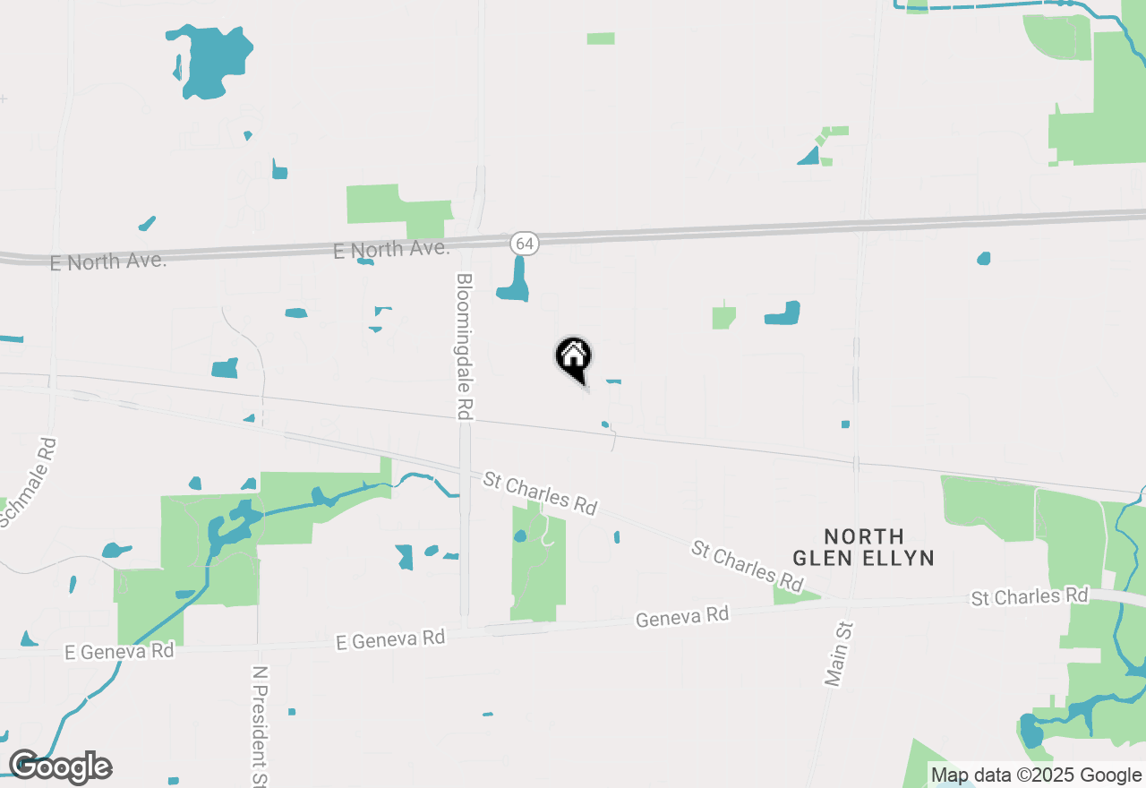 Map of 1002 Spruce Street #2B, Glendale Heights, IL 60139