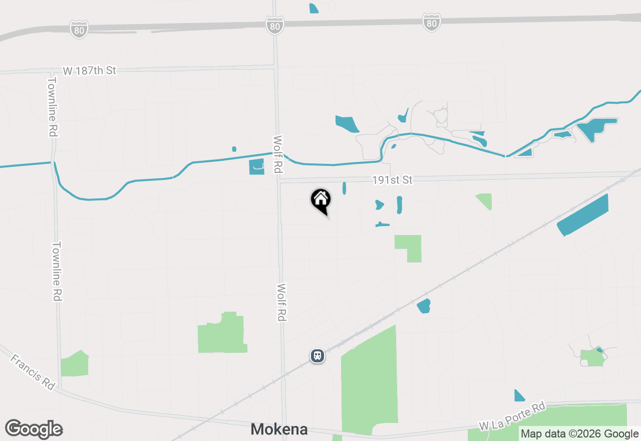 Map of 11030 Granite Drive, Mokena, IL 60448