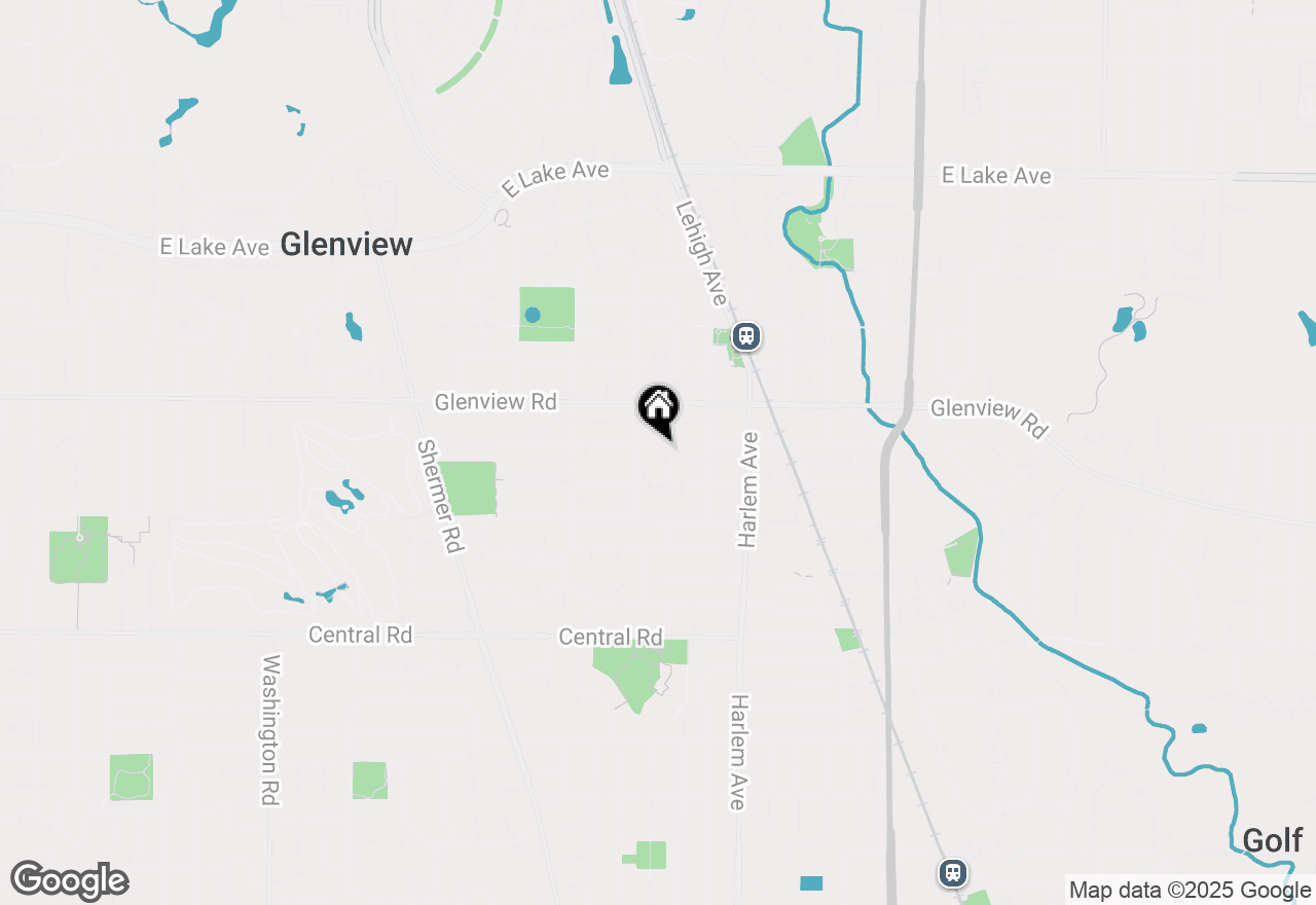 Map of 2009 Dewes Street, Glenview, IL 60025