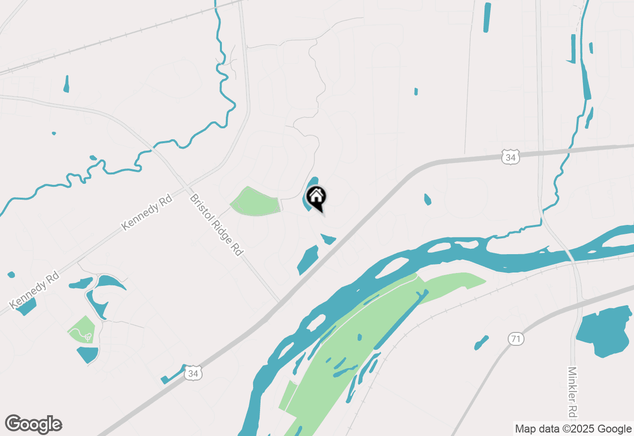 Map of 2712 Cranston Circle, Yorkville, IL 60560