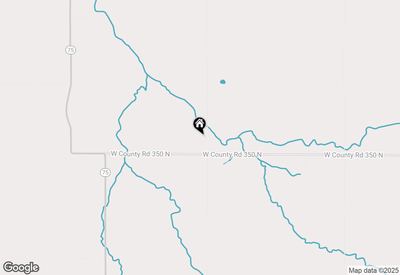Map of 3526 N County Road 625 W, North Salem, IN 46165