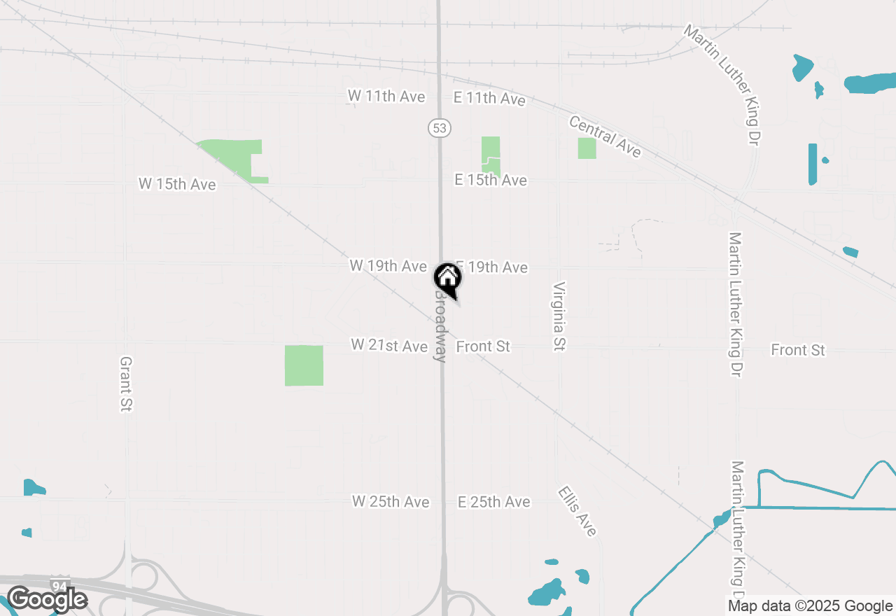 Map of 2001 Broadway, Gary, IN 46407