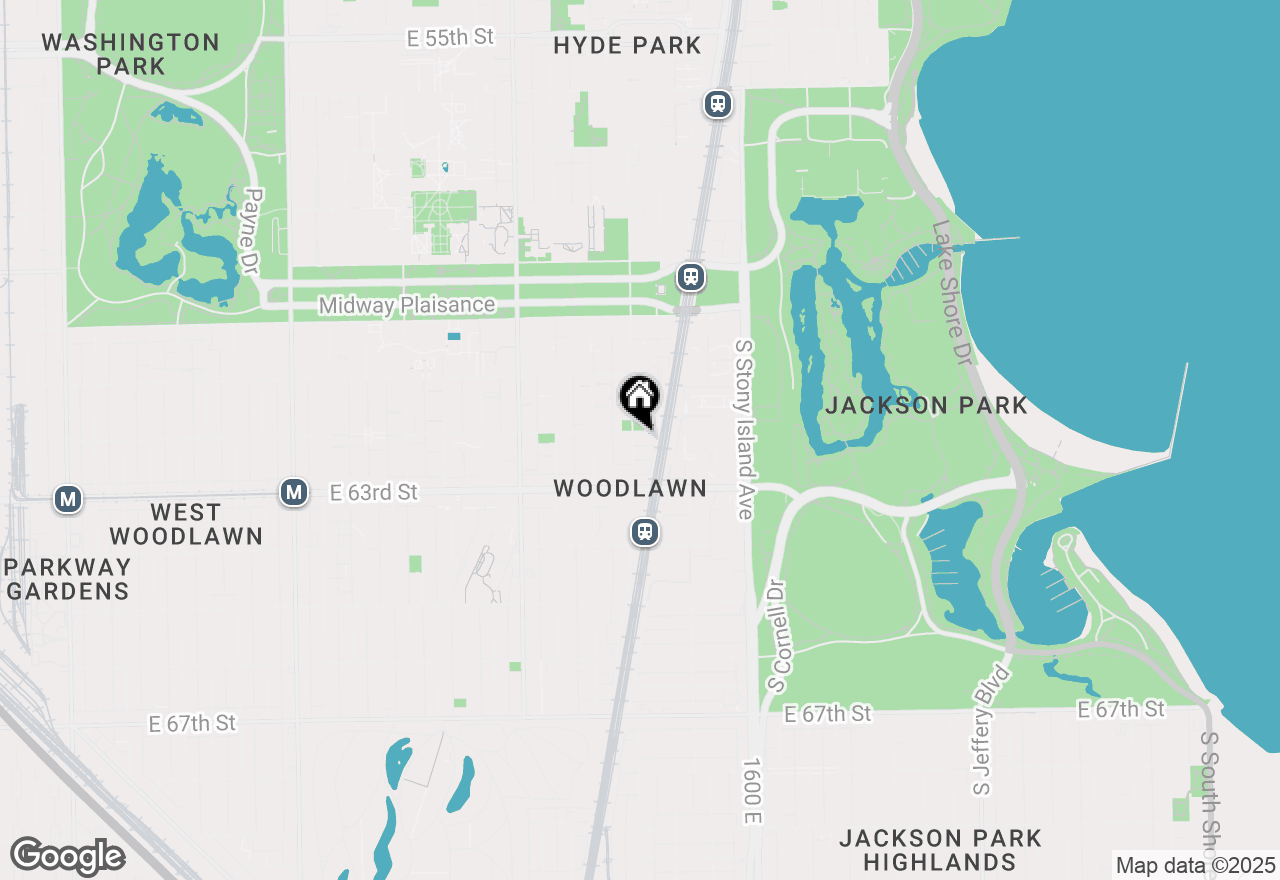 Map of 6209 S Dorchester Avenue #1, Chicago, IL 60637