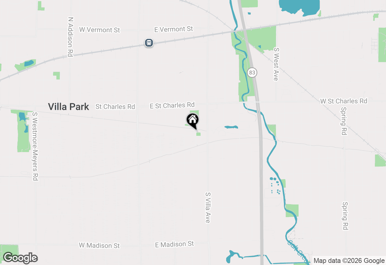 Map of 150 S Myrtle Avenue, Villa Park, IL 60181
