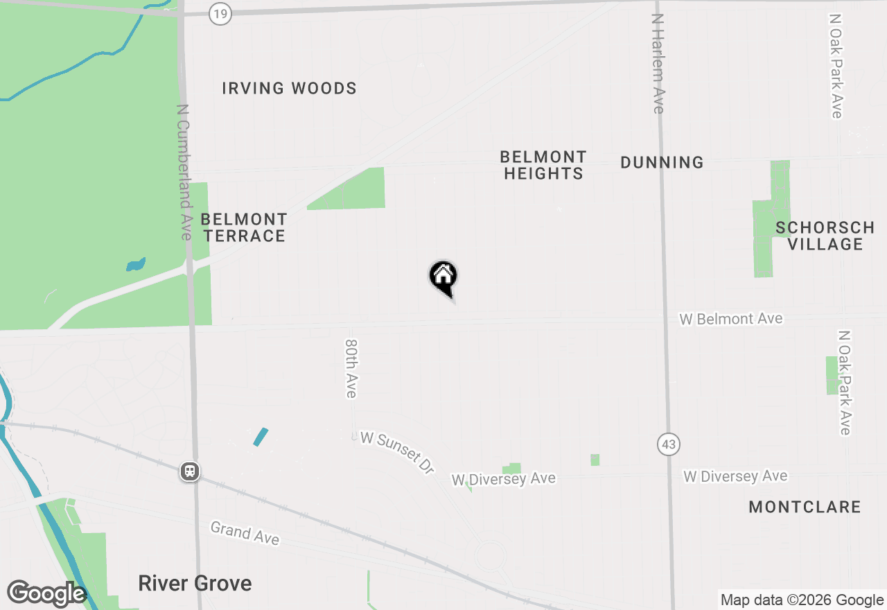 Map of 3222 N Ozark Avenue, Chicago, IL 60634