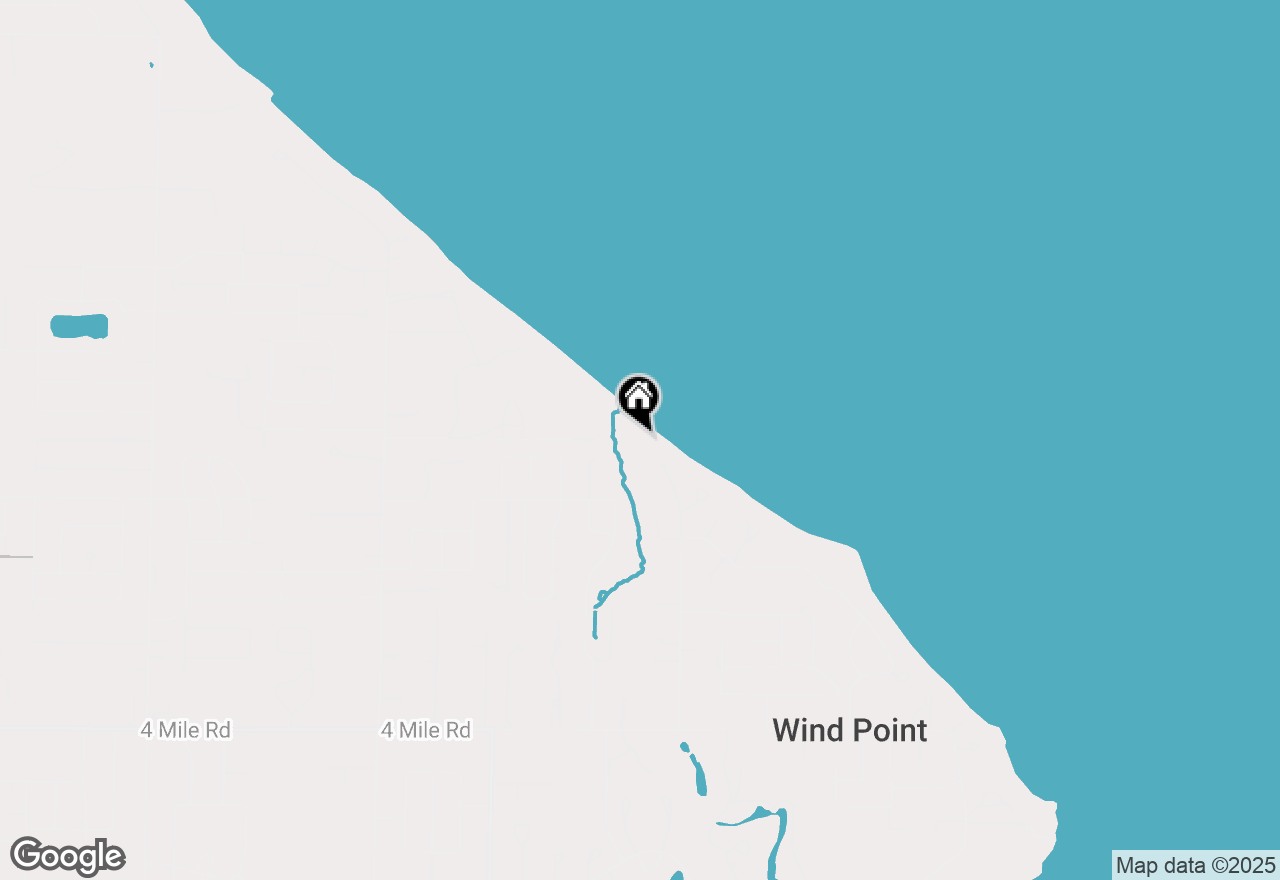 Map of 5390 Hunt Club Rd, Wind Point, WI 53402