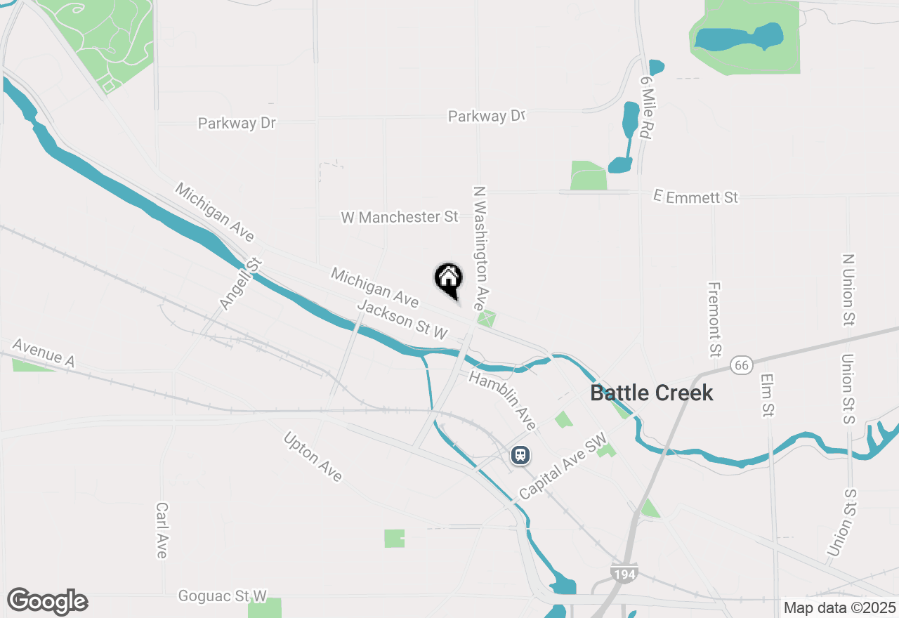 Map of 300 Michigan Avenue W, Battle Creek, MI 49037
