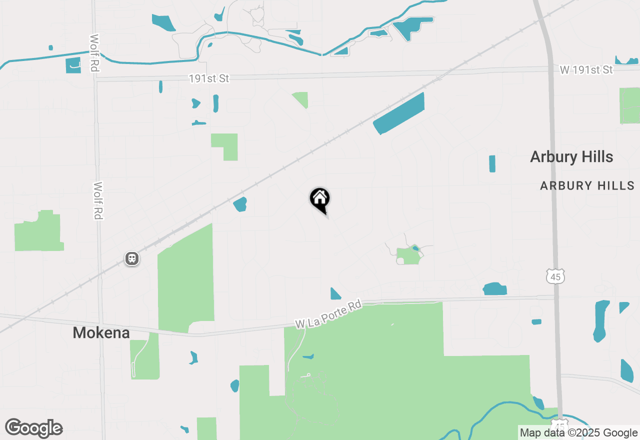 Map of 19525 Fiona Avenue, Mokena, IL 60448