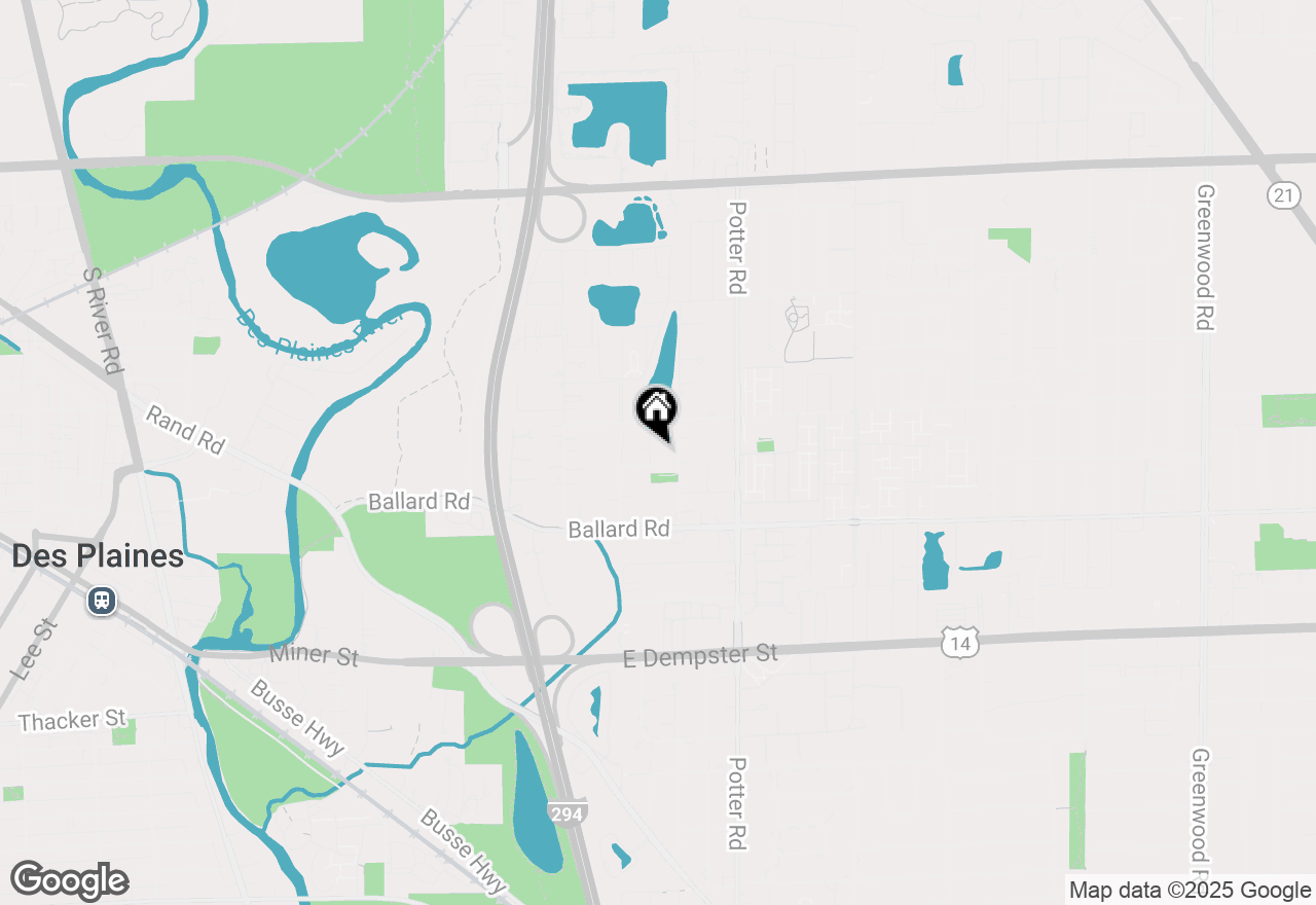 Map of 481 Edward Court, Des Plaines, IL 60016