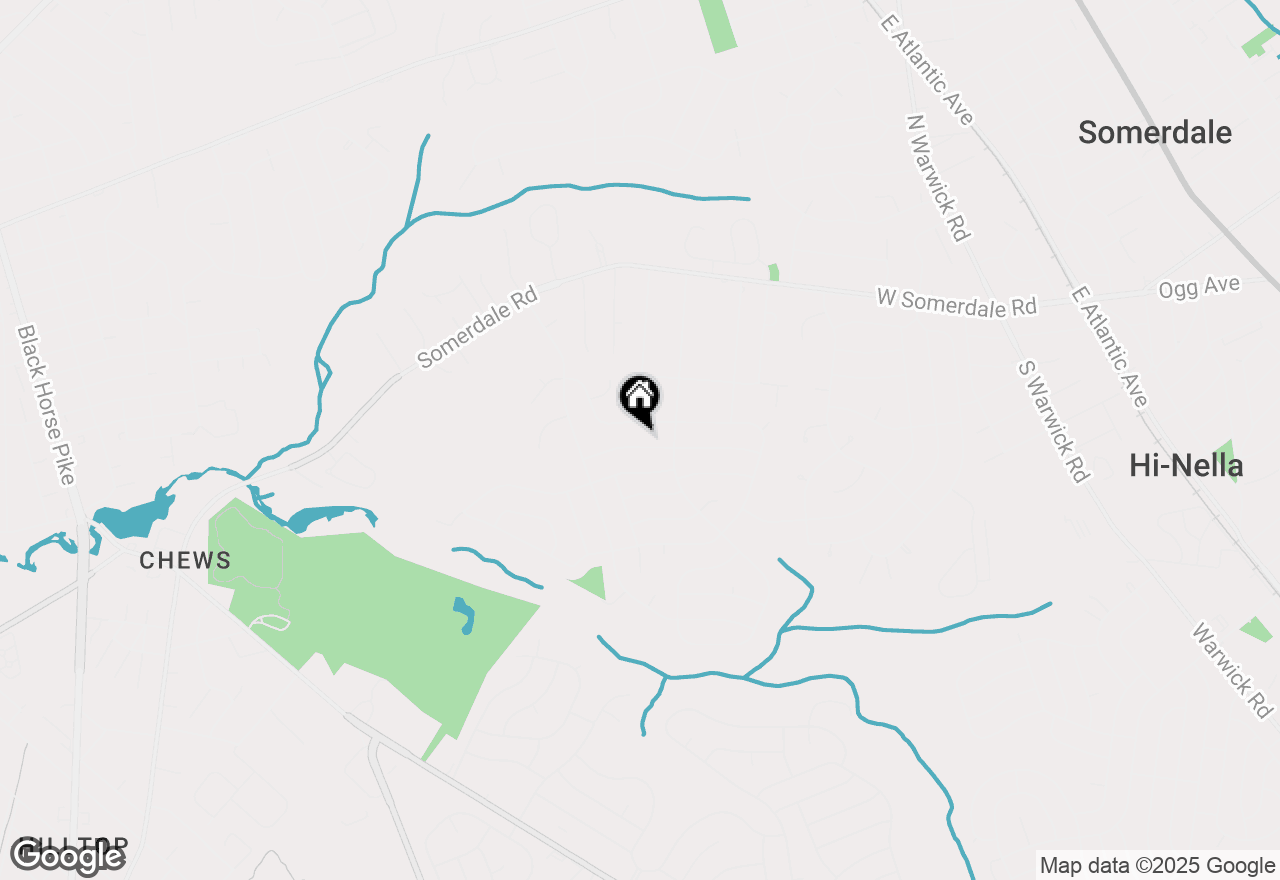 Map of 733 Cotswold Road, Somerdale, NJ 08083