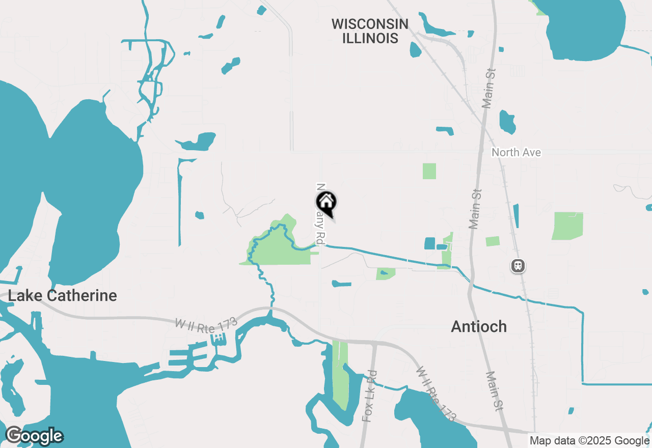 Map of 705 Wood Creek Drive, Antioch, IL 60002