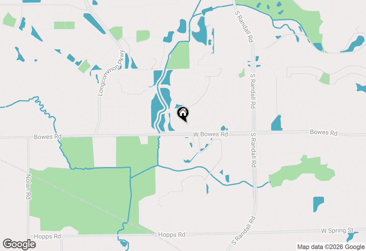 Map of 2594 Venetian Lane, Elgin, IL 60124