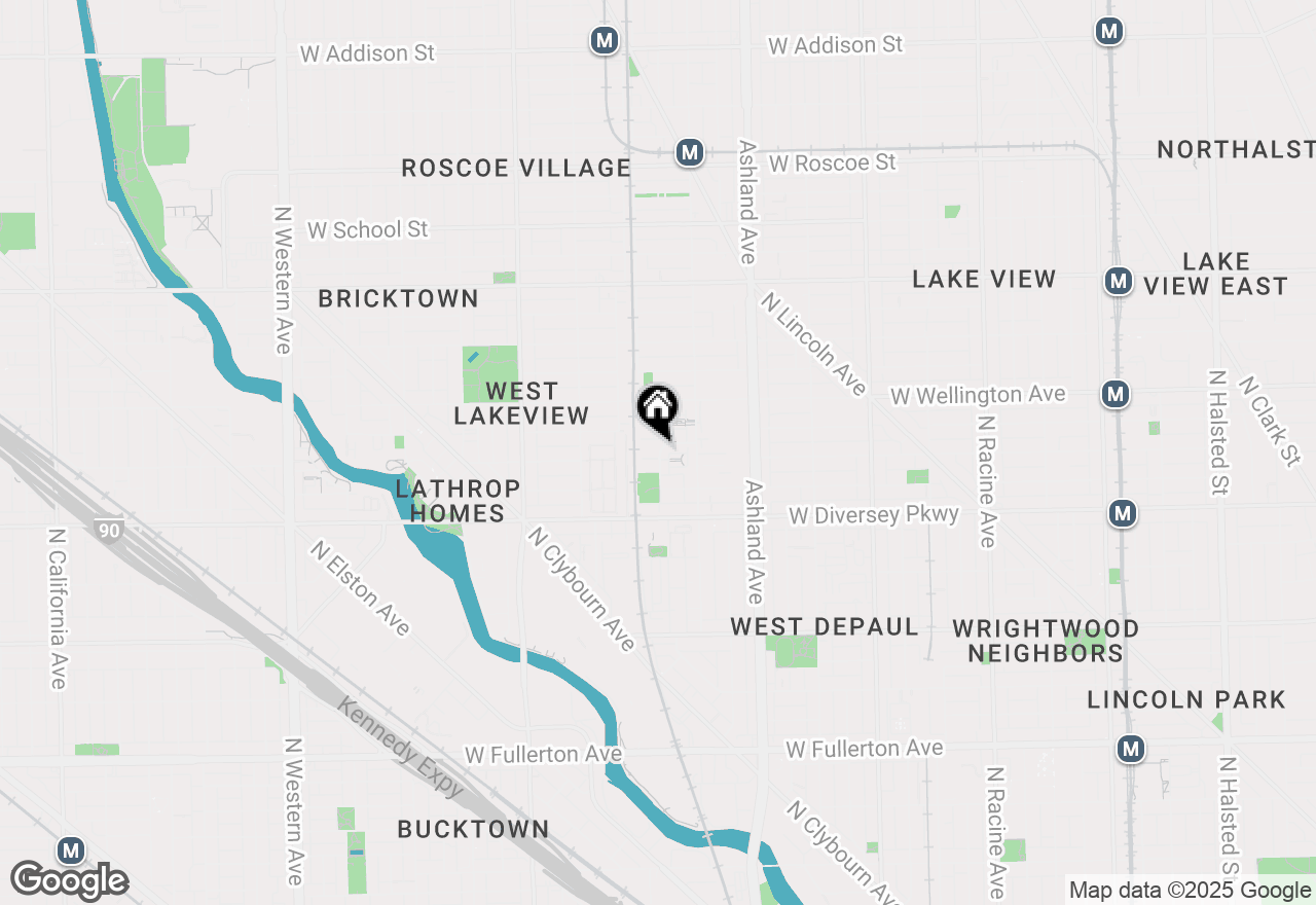 Map of 2900 N Hermitage Avenue, Chicago, IL 60657