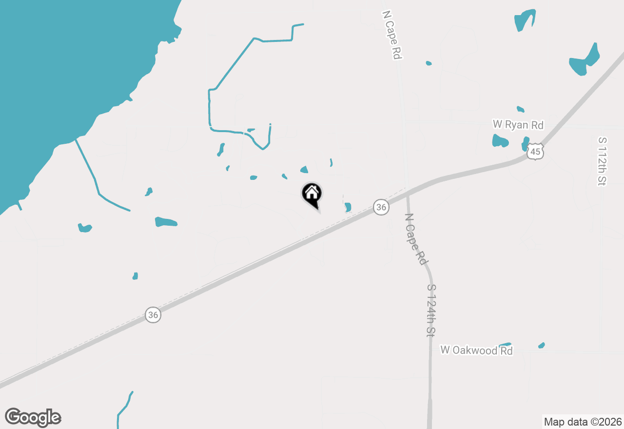 Map of S98W13279 Champions Dr, Muskego, WI 53150