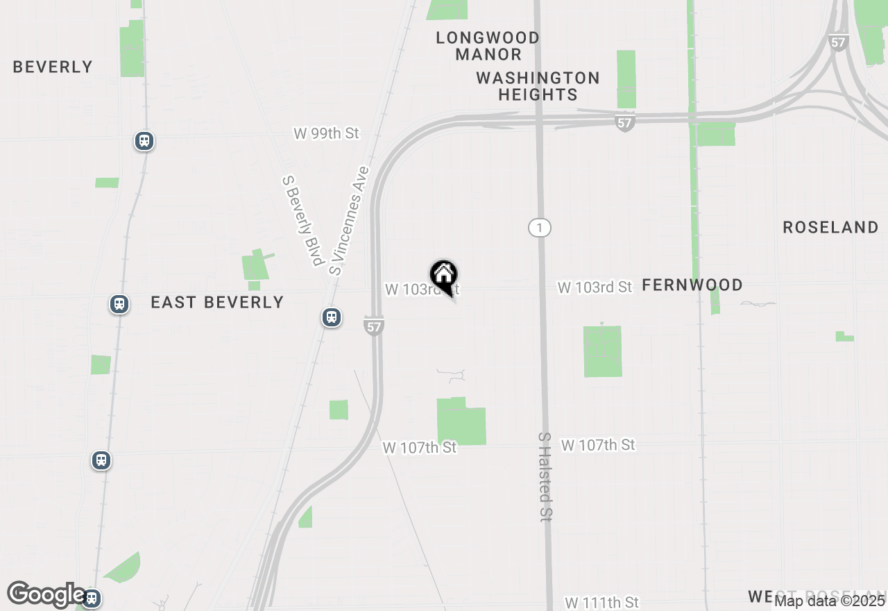 Map of 1028 W 103rd Place, Chicago, IL 60643