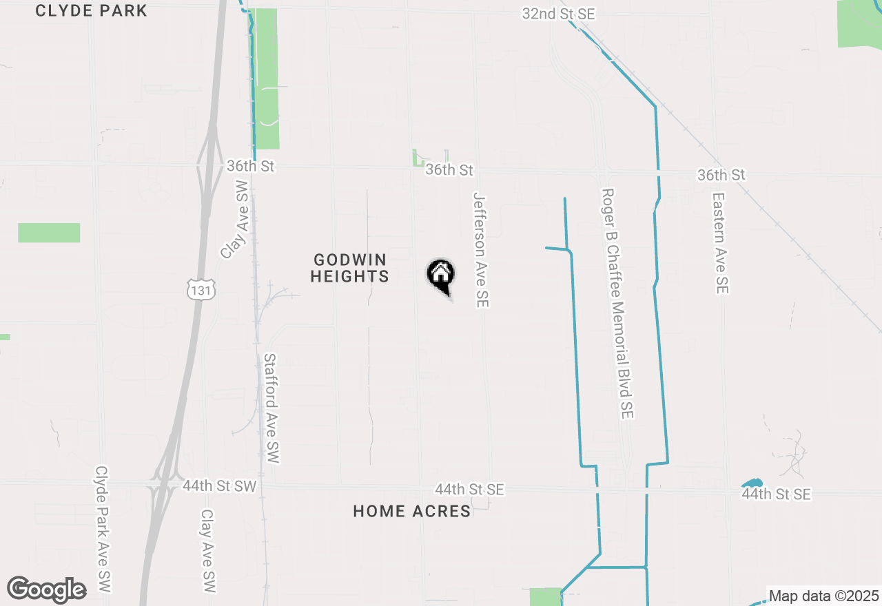 Map of 42 Walter Street Se, Wyoming, MI 49548