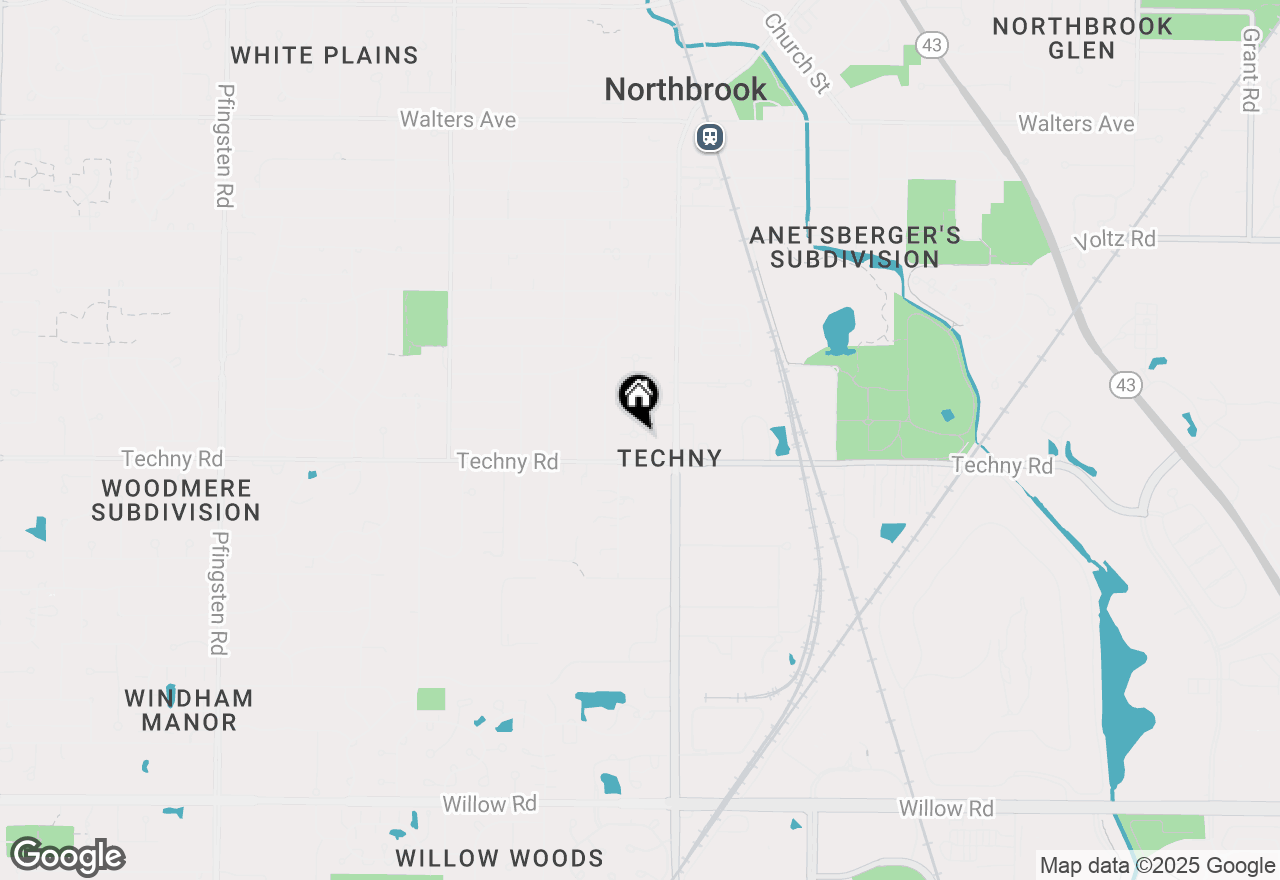 Map of 1936 Somerset Lane #56, Northbrook, IL 60062