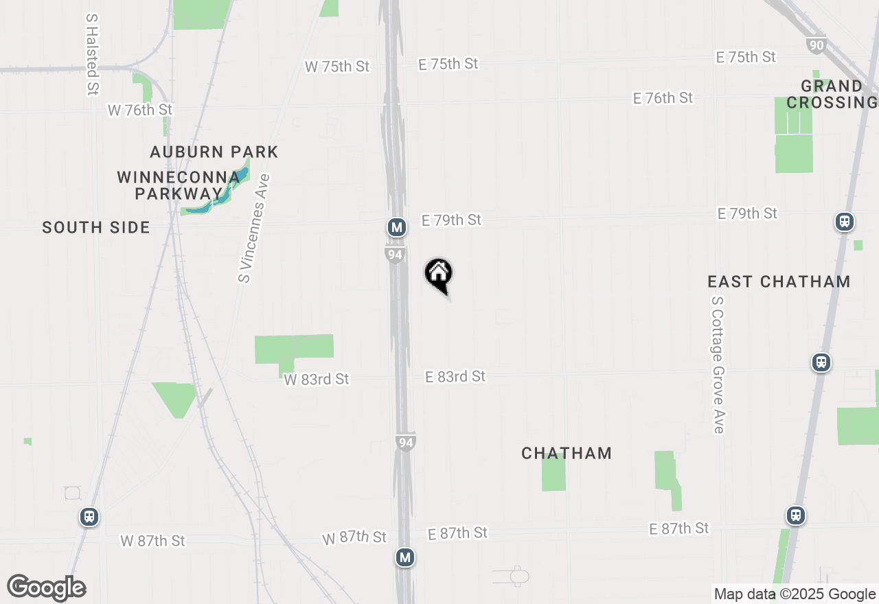 Map of 8103 S Wabash, Chicago, IL 60619