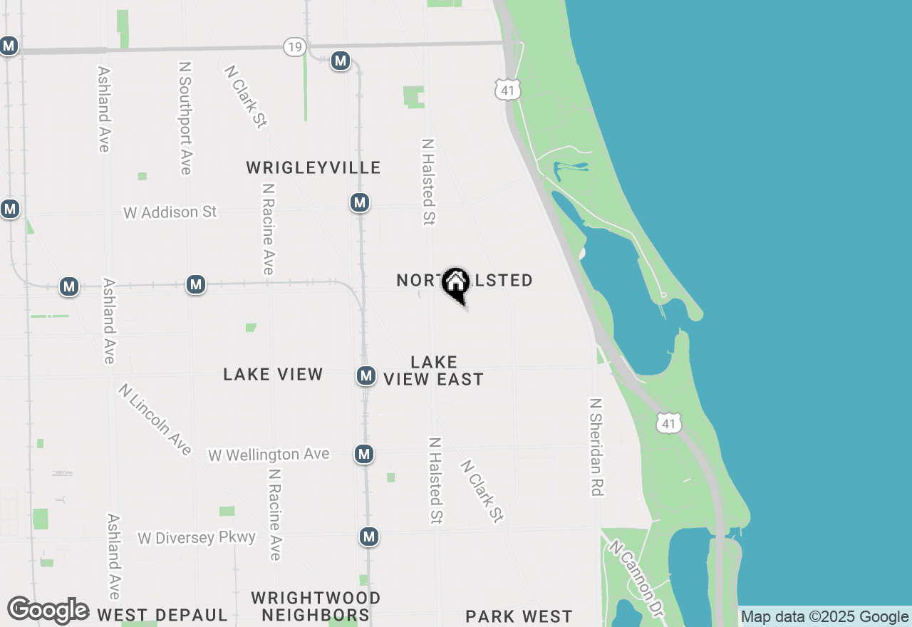 Map of 723 W Buckingham Place #PH, Chicago, IL 60657