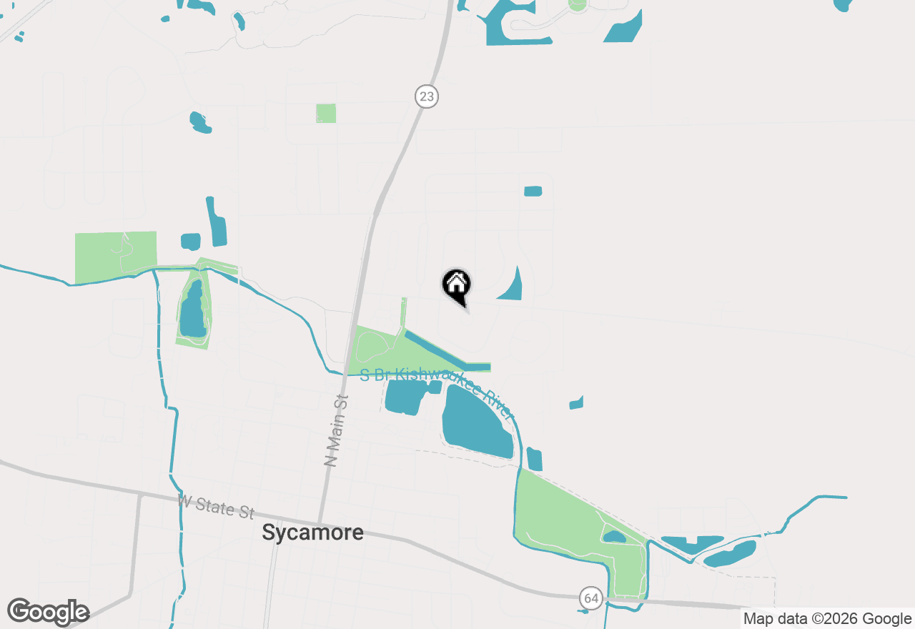 Map of 967 Arvle Circle #967, Sycamore, IL 60178