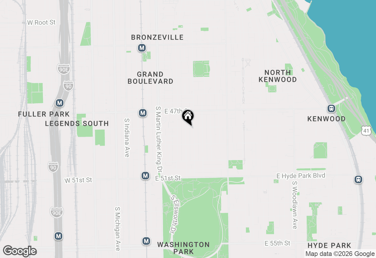 Map of (Address confidential), Chicago, Illinois 60615