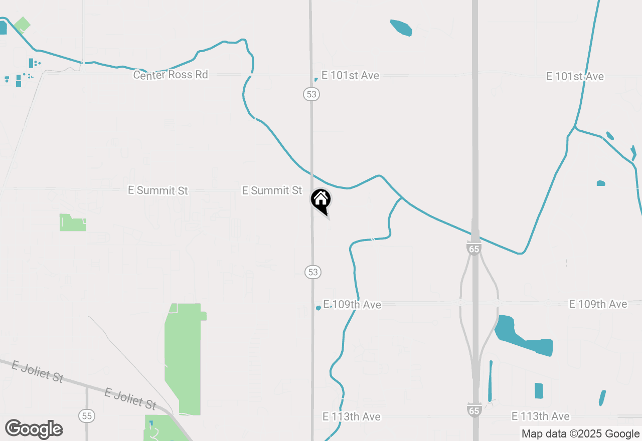 Map of 10611 Broadway, Crown Point, IN 46307
