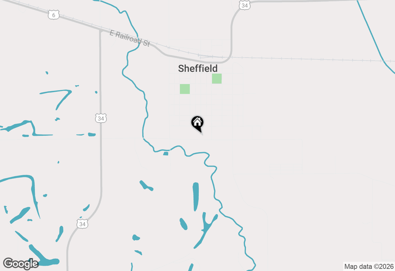 Map of 101 W Mill Road, Sheffield, IL 61361