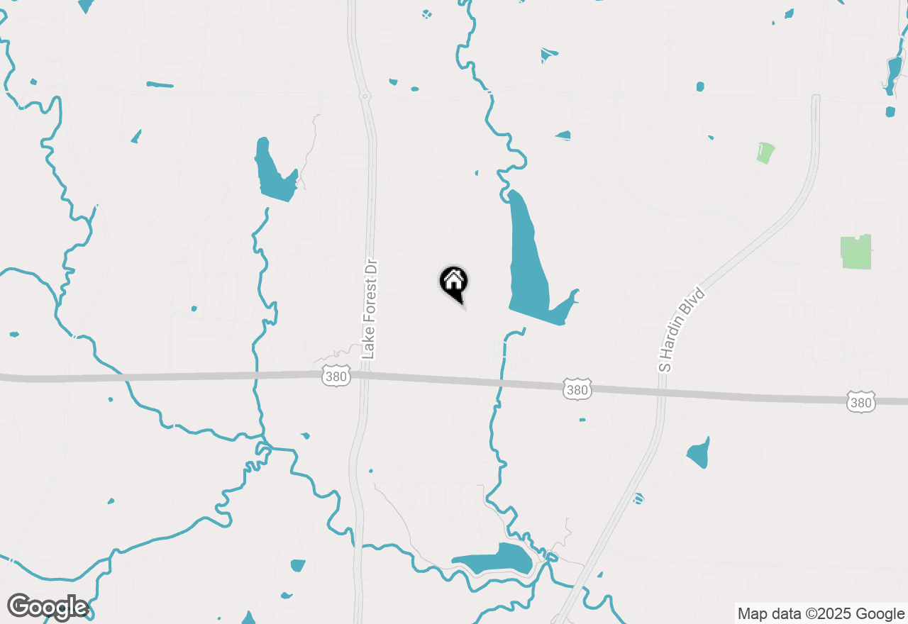 Map of 4428 Rustic Ridge Drive, Mckinney, TX 75071