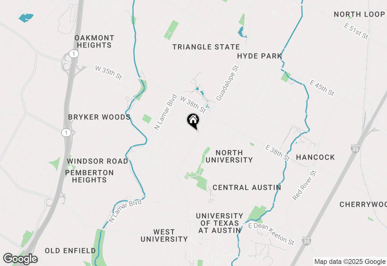 Map of 3316 Guadalupe St #209, Austin, TX 78705