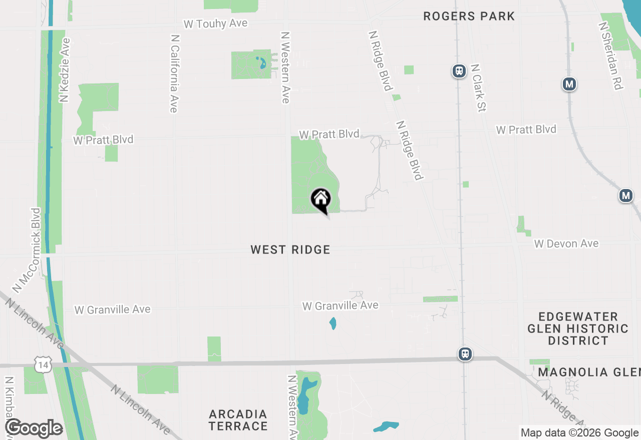 Map of 2256 W Arthur Avenue #2, Chicago, IL 60645