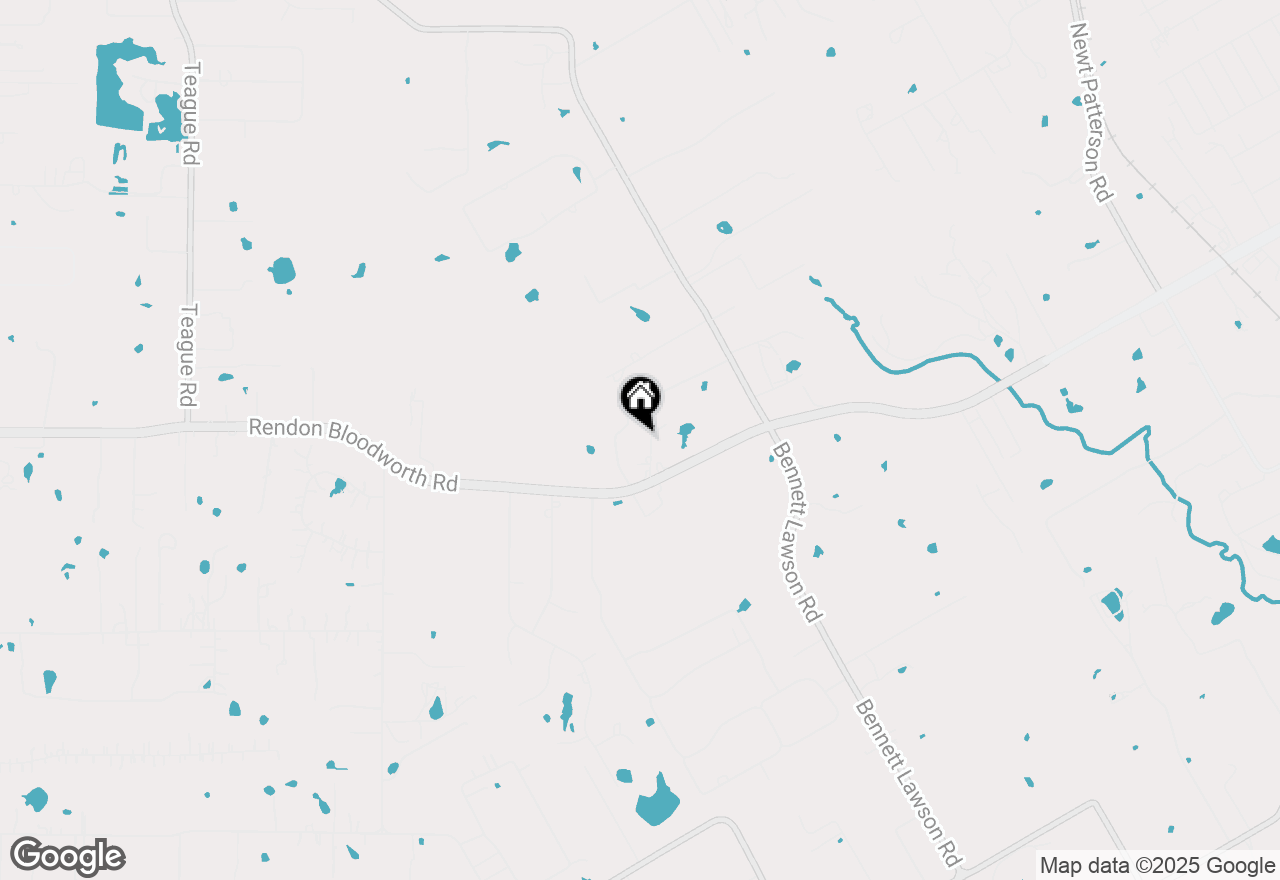 Map of 207 Willow Creek Court, Mansfield, TX 76063