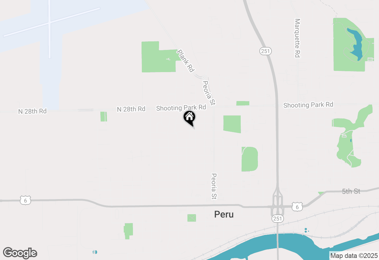 Map of 1715 Pike Street, Peru, IL 61354