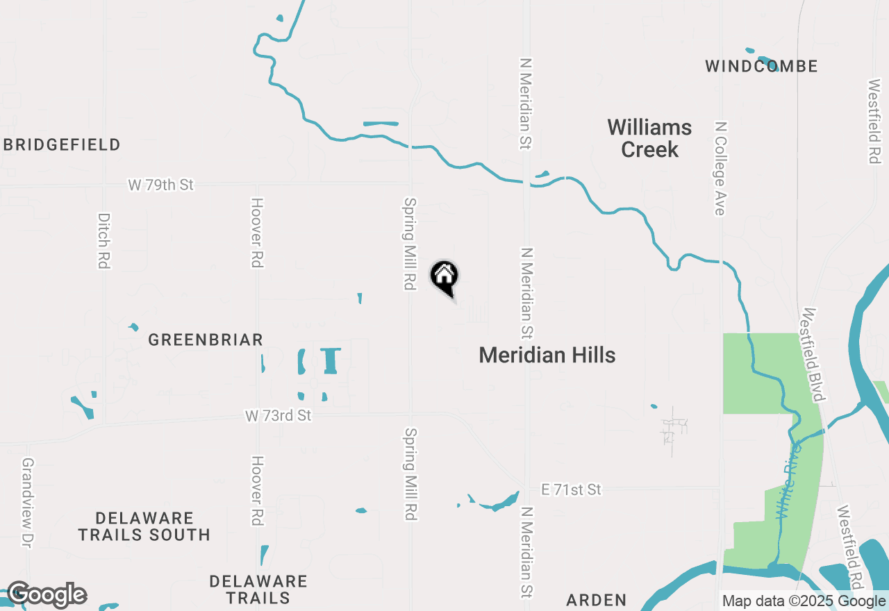 Map of 7575 Holliday Drive W, Indianapolis, IN 46260