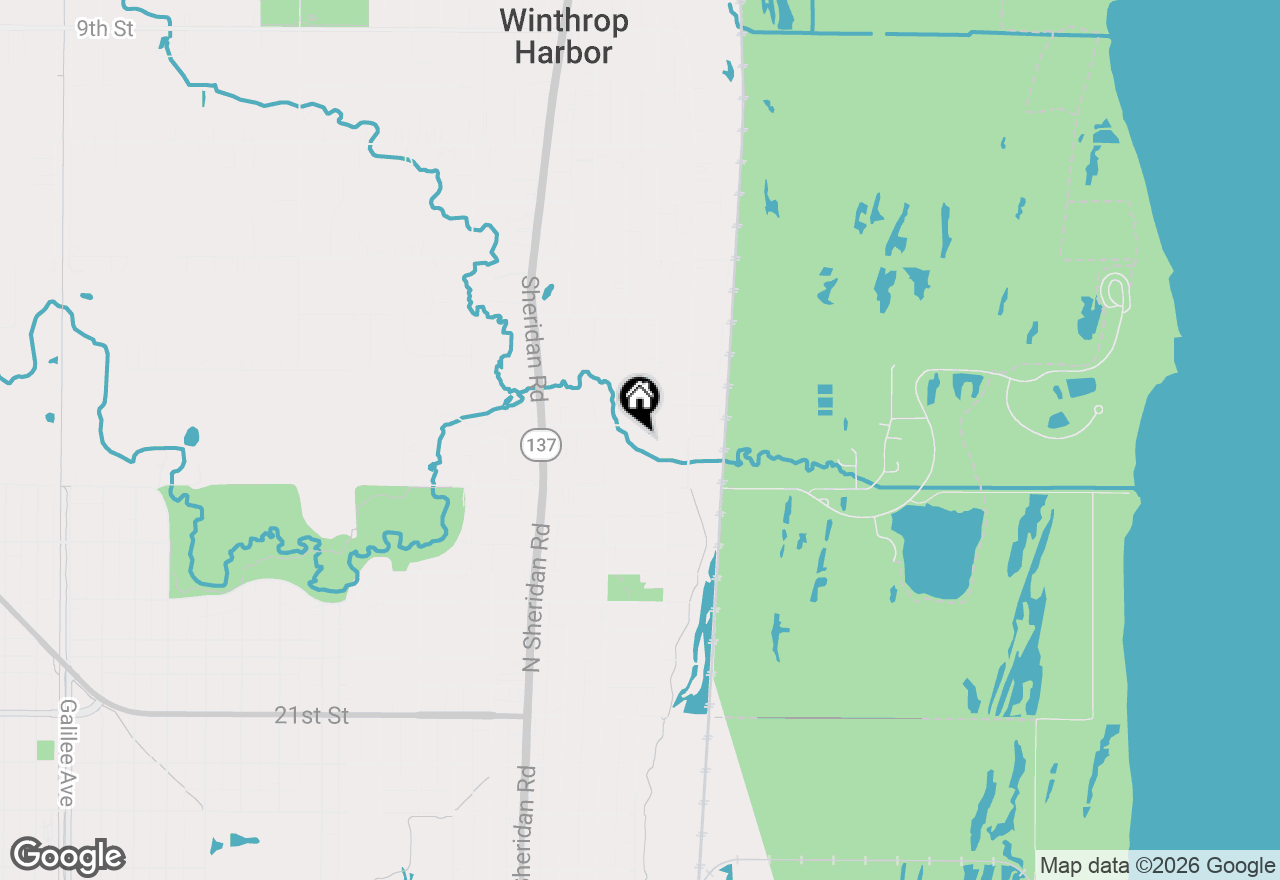 Map of 9743 W 16th Street, Zion, IL 60099