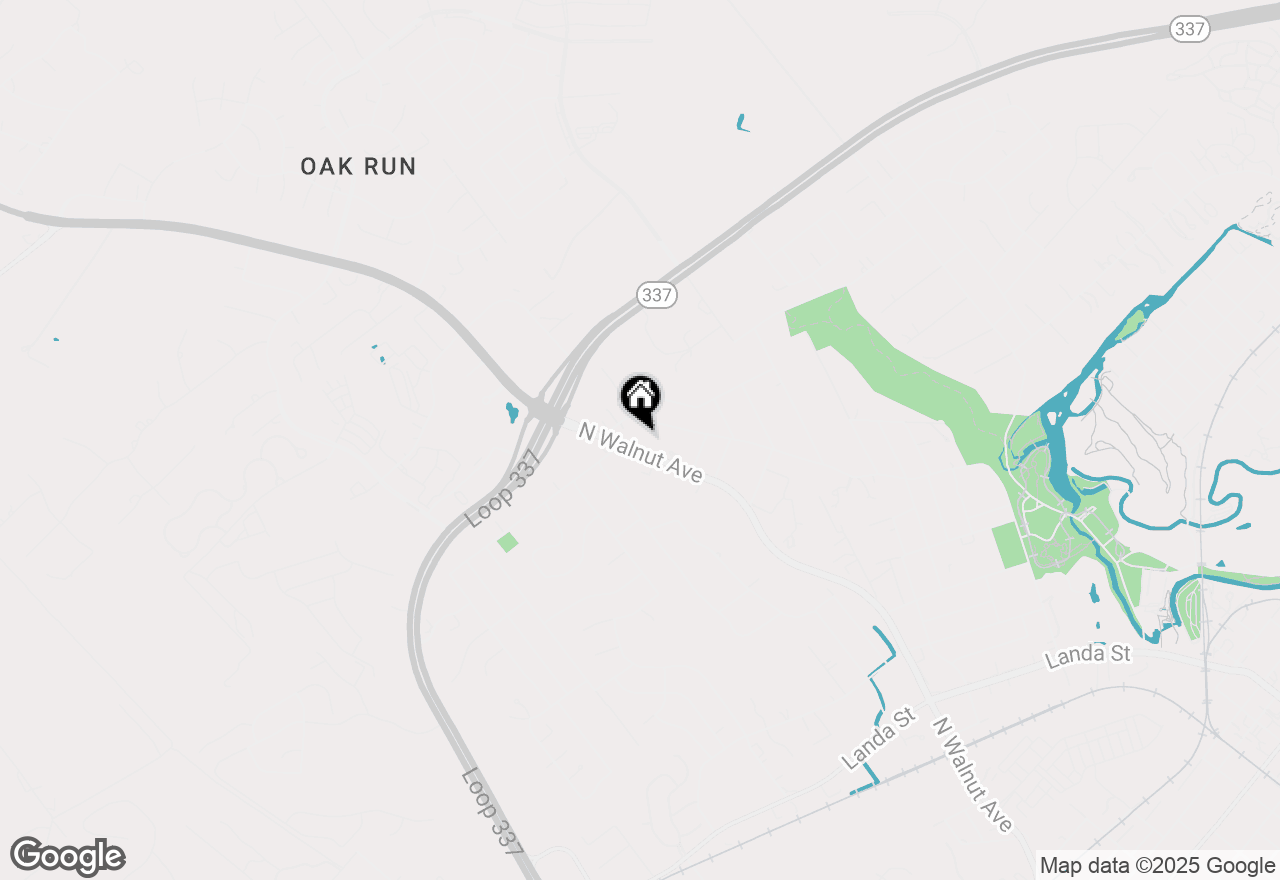 Map of 1432 N Walnut Avenue #A, New Braunfels, TX 78130