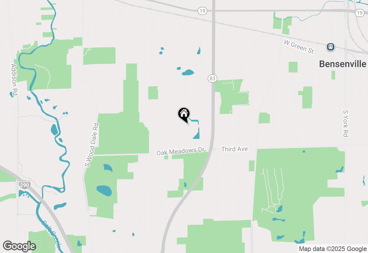 Map of 396 Crestwood Road, Wood Dale, IL 60191