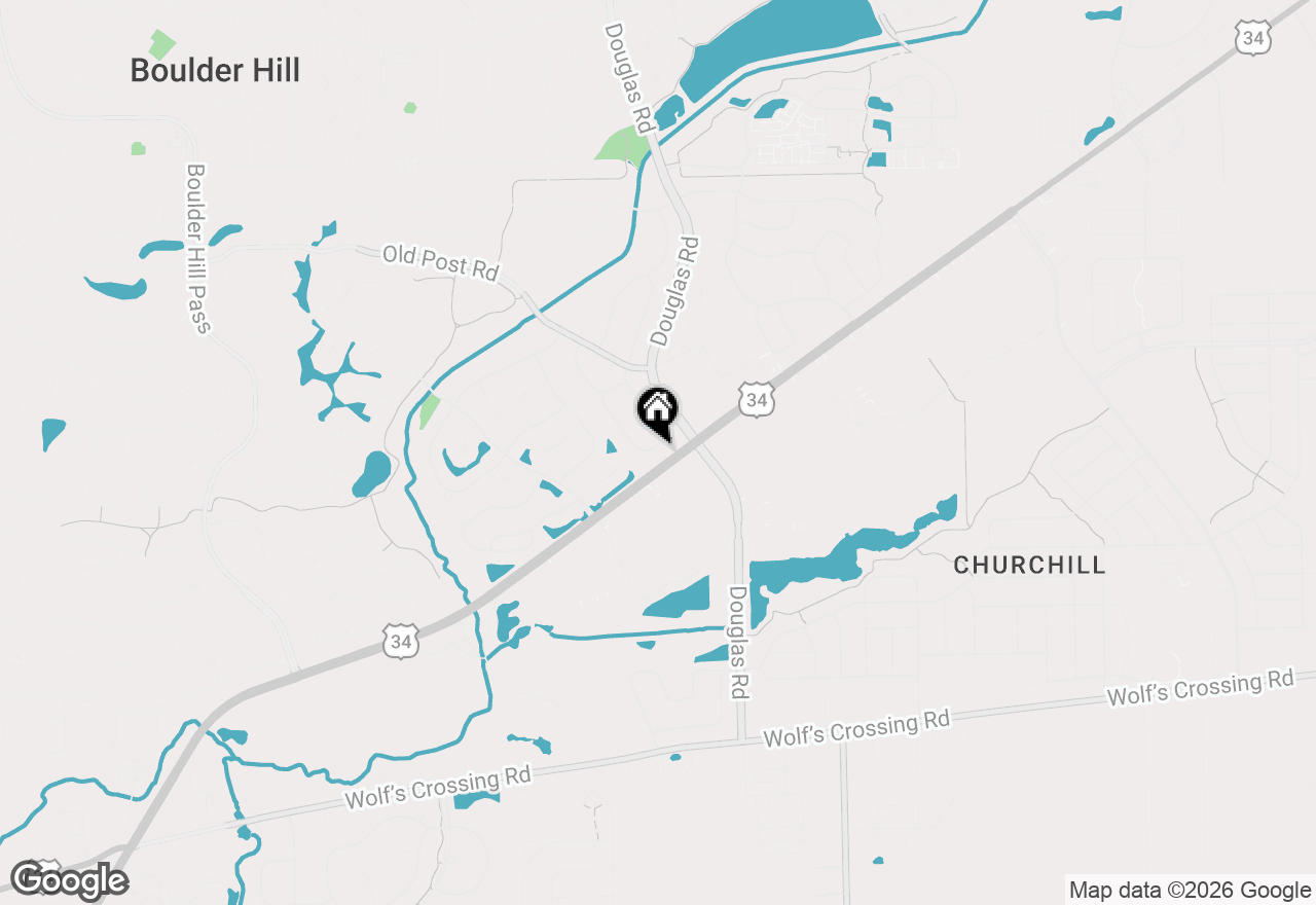 Map of 129 Seton Creek Drive, Oswego, IL 60543