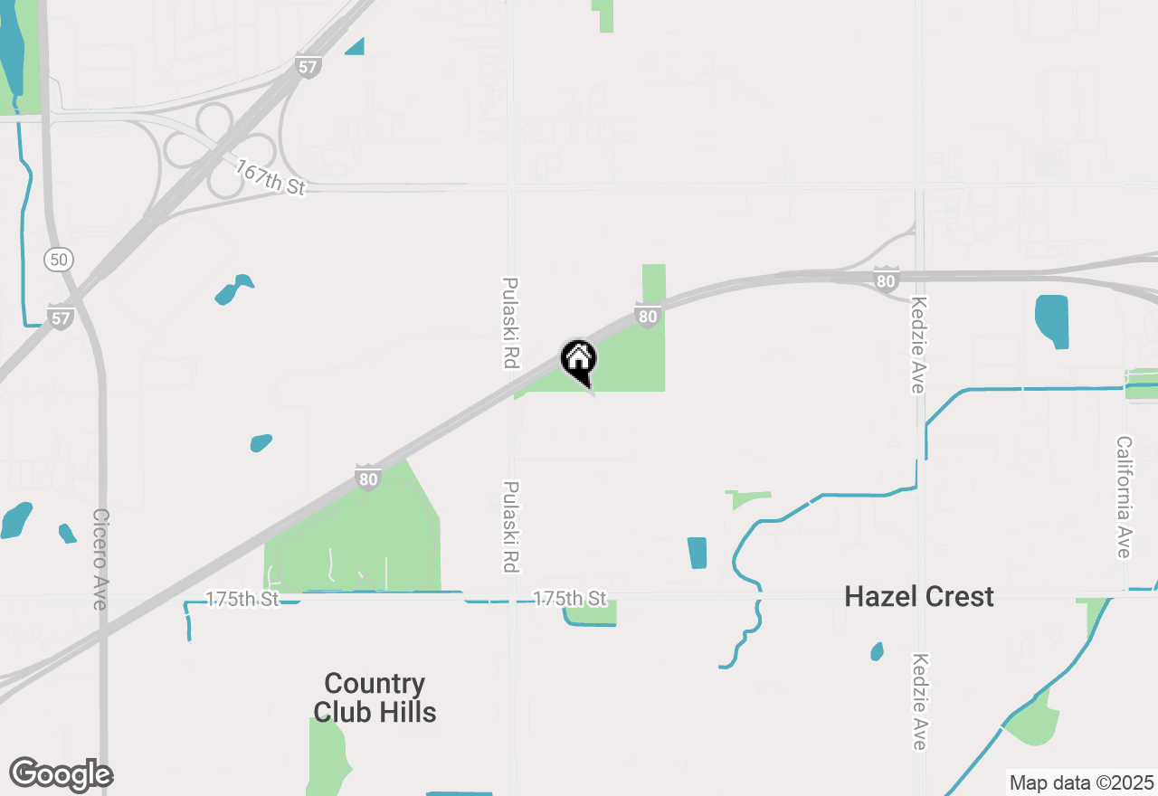 Map of 3869 171st Street, Country Club Hills, IL 60478