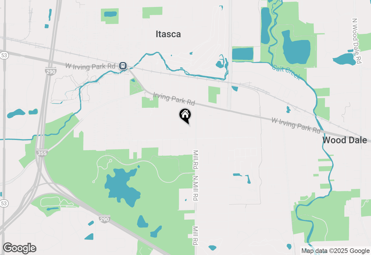 Map of 418 Bonnie Brae Avenue, Itasca, IL 60143