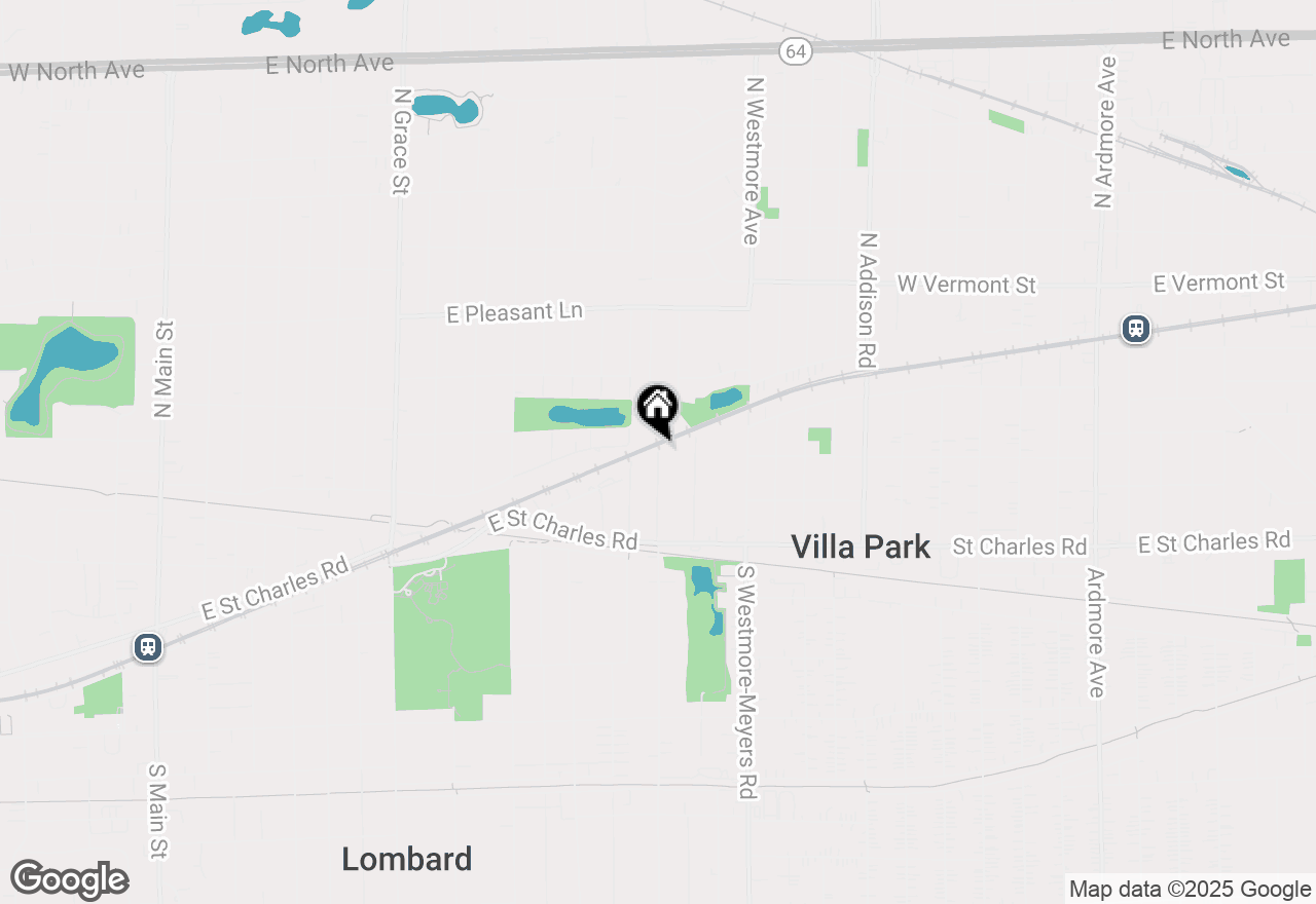 Map of 322 N Highland Avenue, Elmhurst, IL 60126