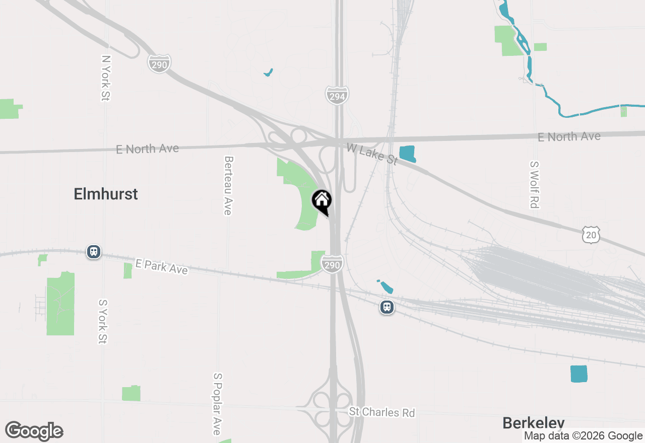 Map of 187 N Hampshire Avenue, Elmhurst, IL 60126