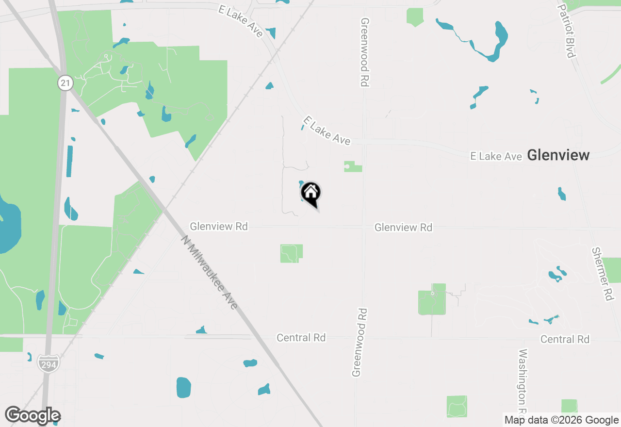 Map of 1016 Longmeadow Drive, Glenview, IL 60025