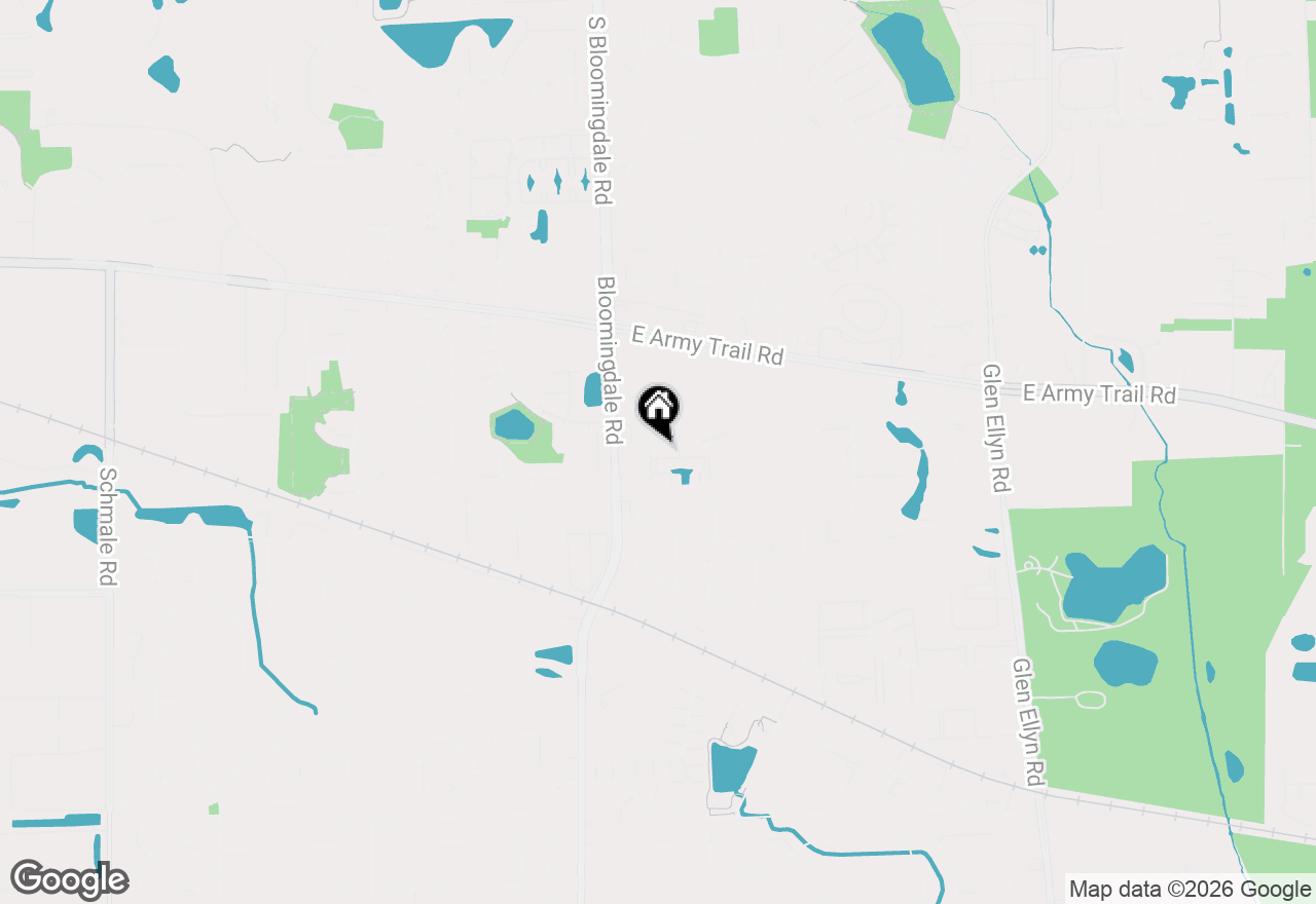 Map of 264 Blue Spruce Lane, Glendale Heights, IL 60139