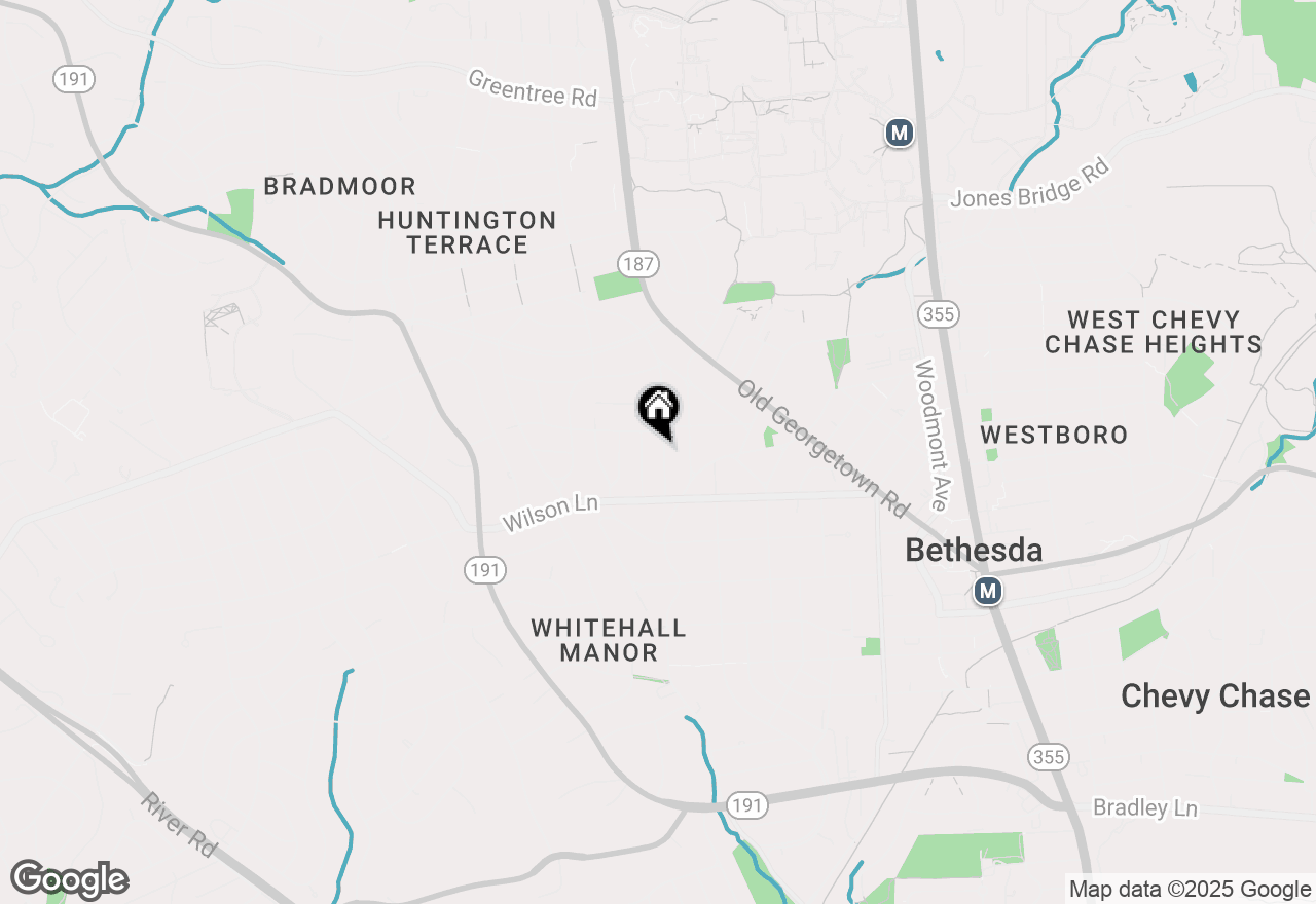 Map of 7820 Custer Road, Bethesda, MD 20814