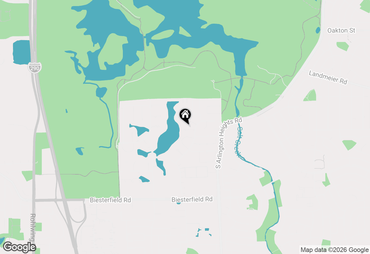 Map of 648 Dauphine Court #D, Elk Grove Village, IL 60007
